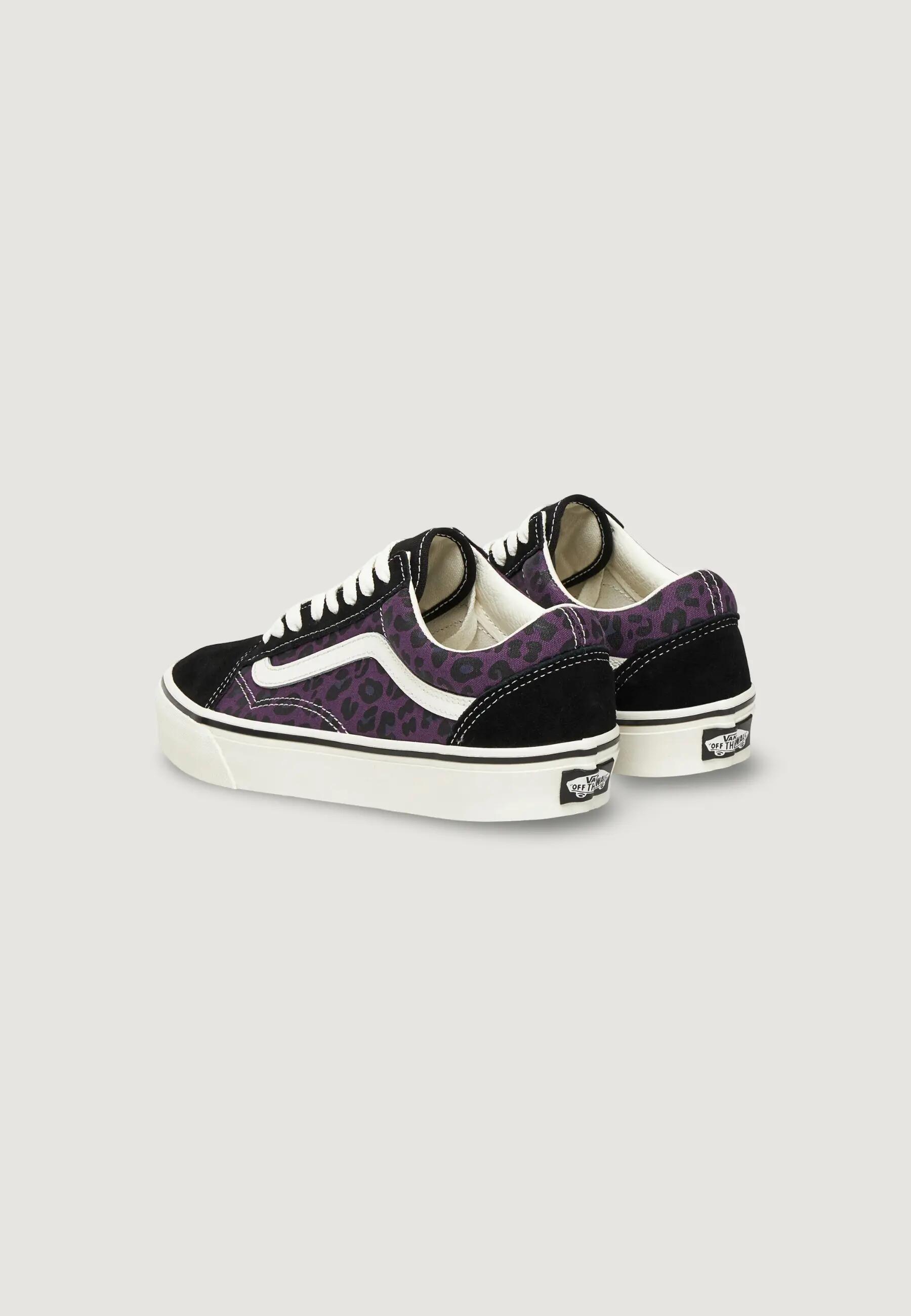 Sneakers Uomo Old Skool LEOPARD/PURPLE Nero - Viola 4/5