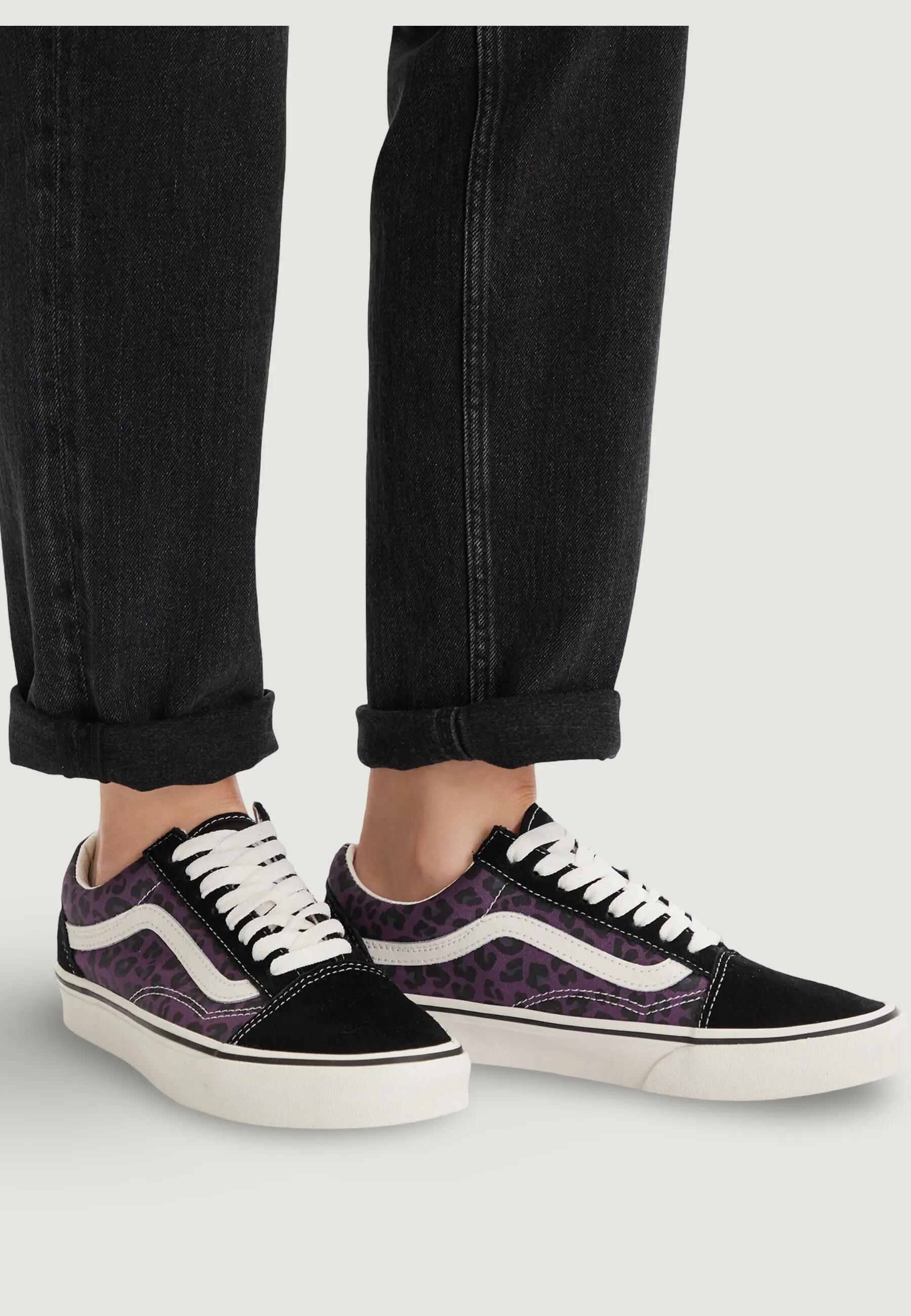 Sneakers Uomo Old Skool LEOPARD/PURPLE Nero - Viola 2/5