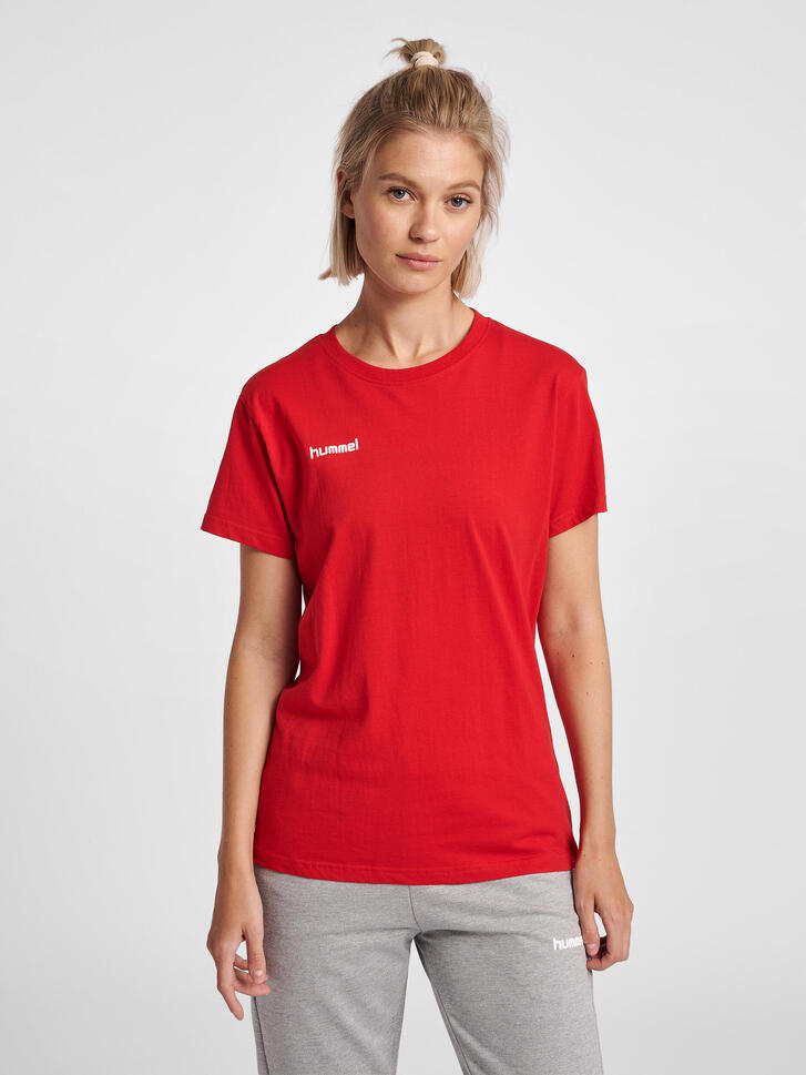 Koszulka sportowa z krótkim rękawem damska Hummel hmlGO cotton