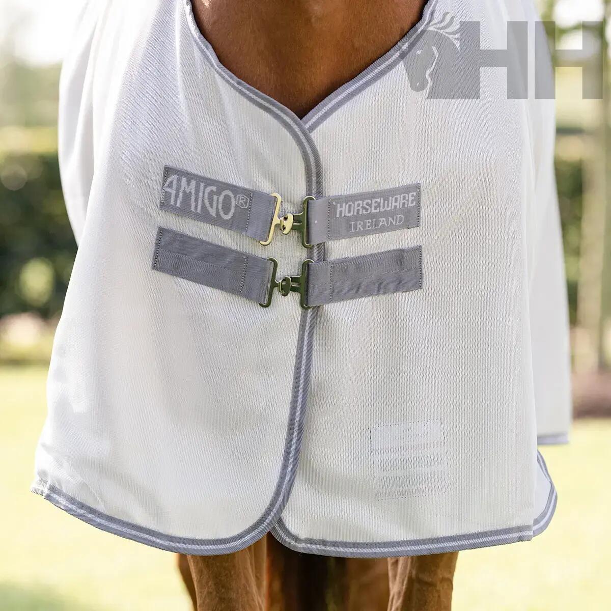 Copertura anti-insetti/estiva per cavallo senza copri collo Amigo Bug Rug 183 cm 2/3