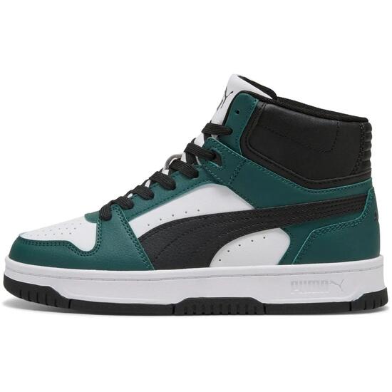 Zapatillas Puma Rebound Slam Mid Jr, Verde, Niños