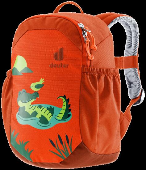 zaino - tempo libero - bambini - imbottito 5 l - Pico - flame-brick
