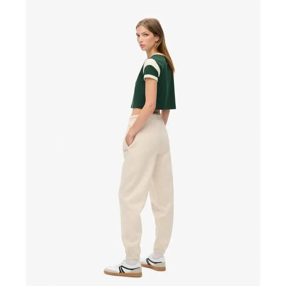 Calças de jogging com punhos femininas Superdry Essential Logo 5/7