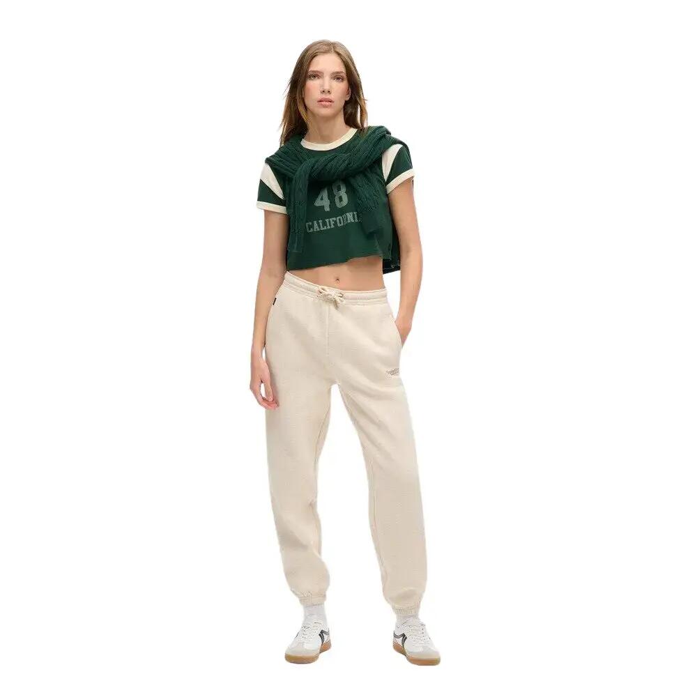 Calças de jogging com punhos femininas Superdry Essential Logo 2/7
