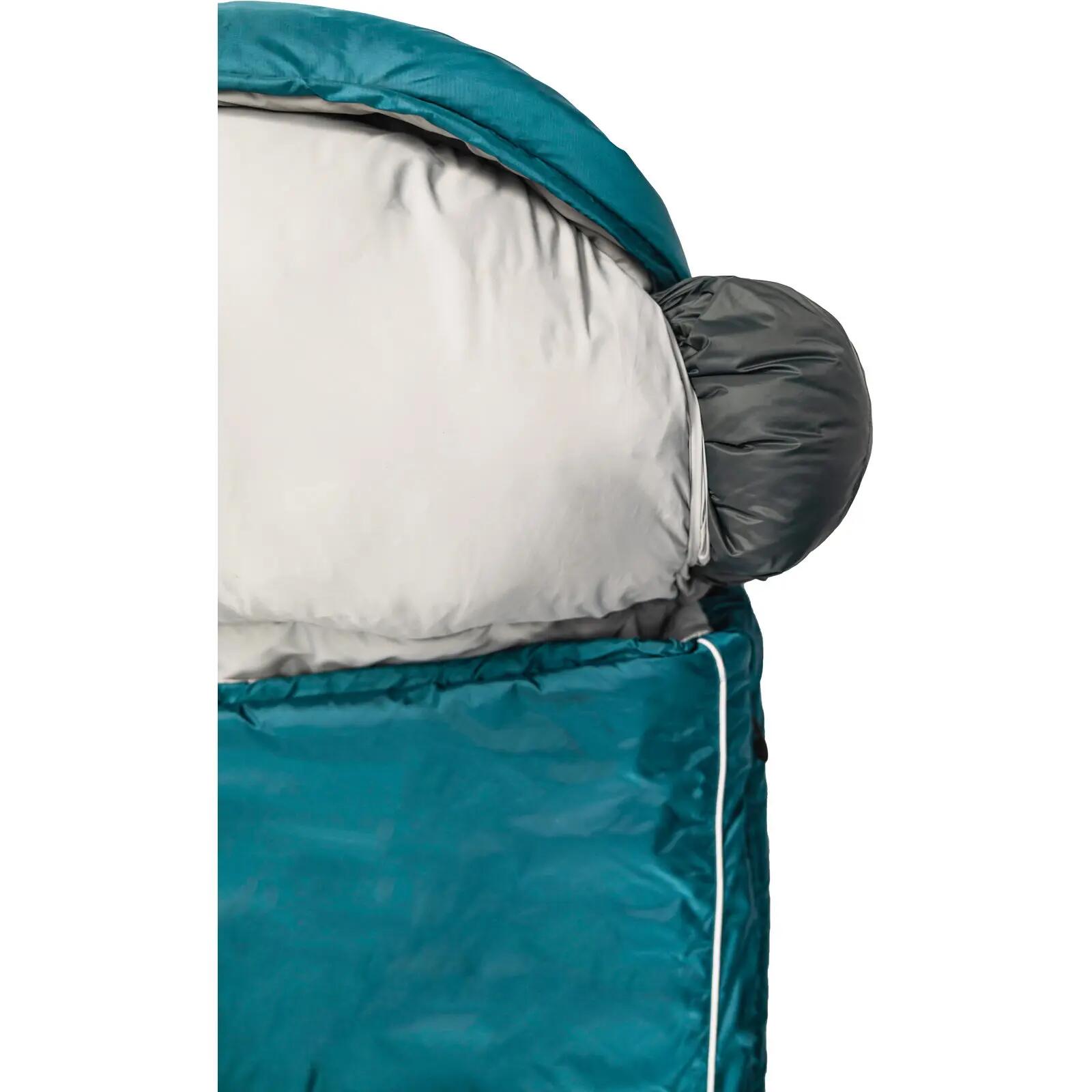 Deckenschlafsack Wolle Camp Comfort dark petrol 7/7