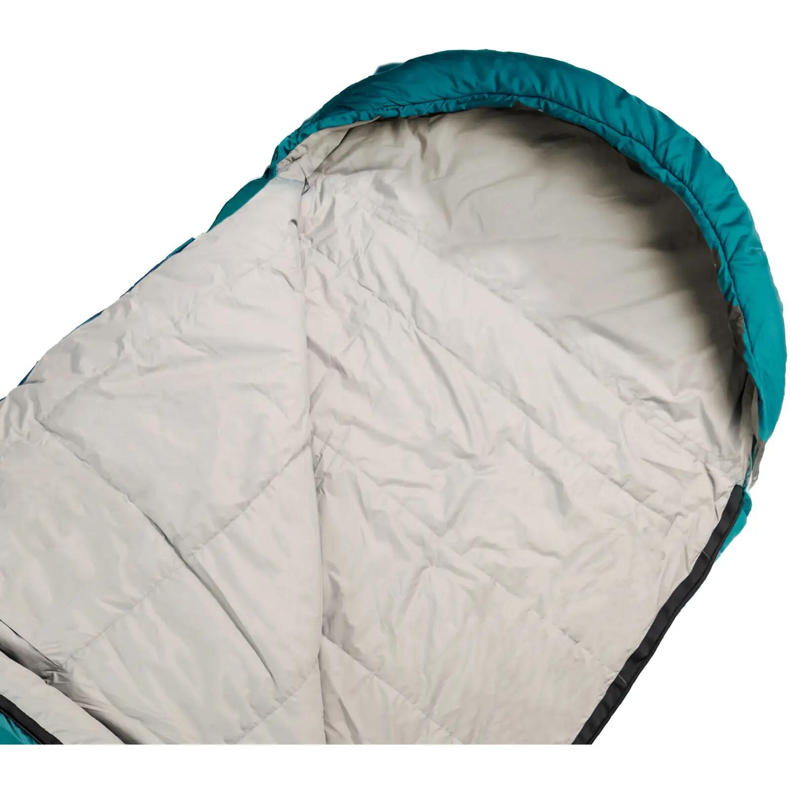 Deckenschlafsack Wolle Camp Comfort dark petrol 6/7