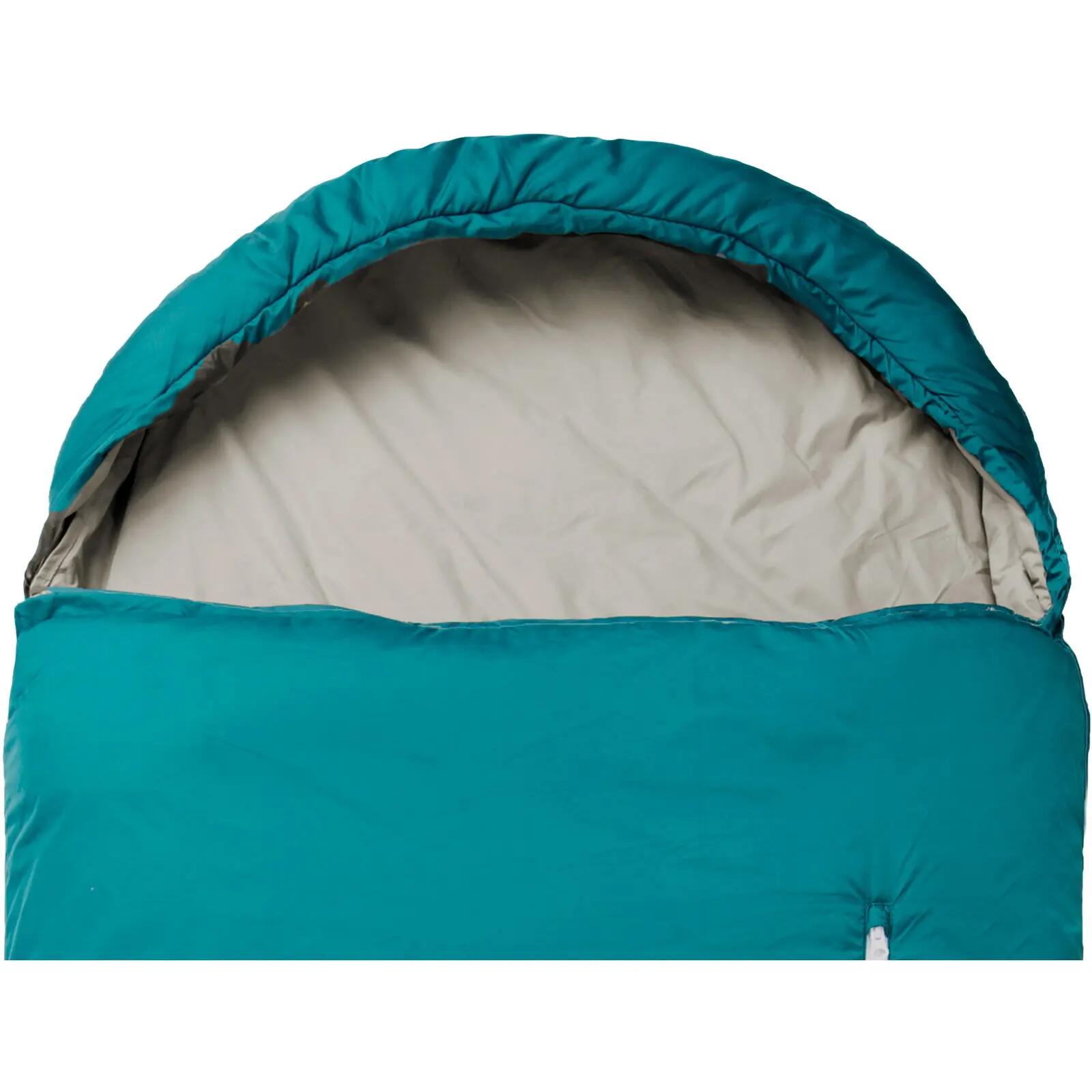 Deckenschlafsack Wolle Camp Comfort dark petrol 5/7