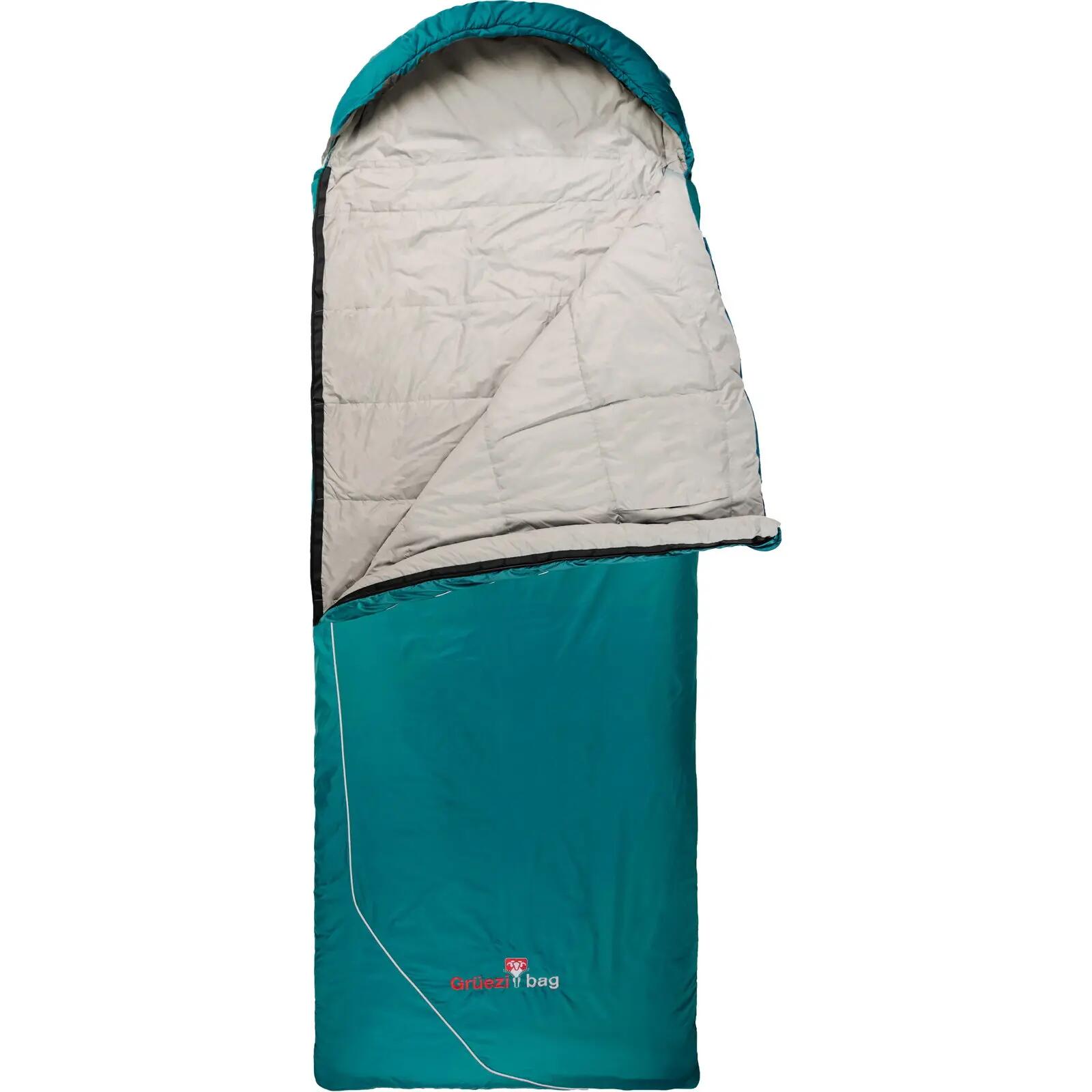 Deckenschlafsack Wolle Camp Comfort dark petrol 3/7