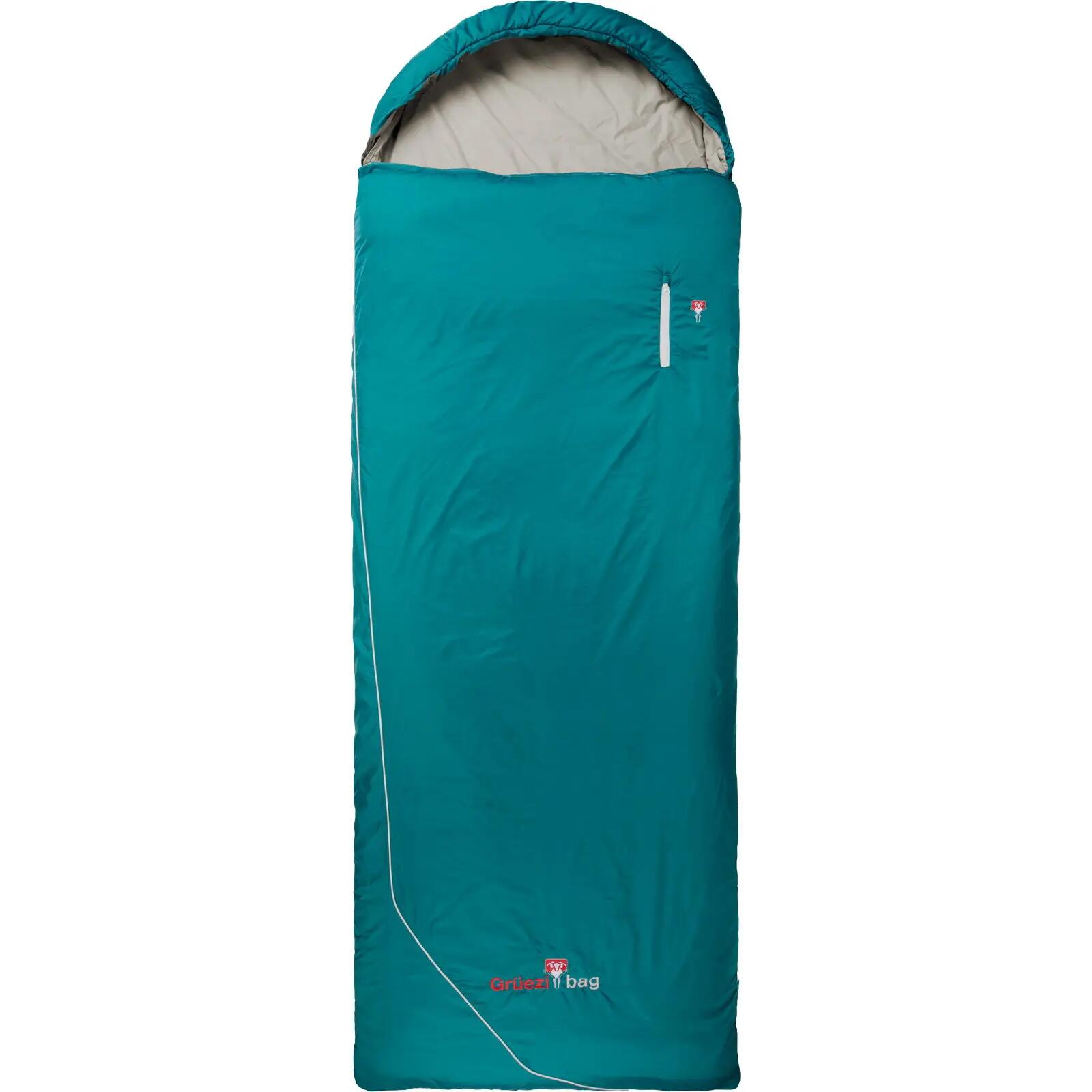 Deckenschlafsack Wolle Camp Comfort dark petrol 2/7