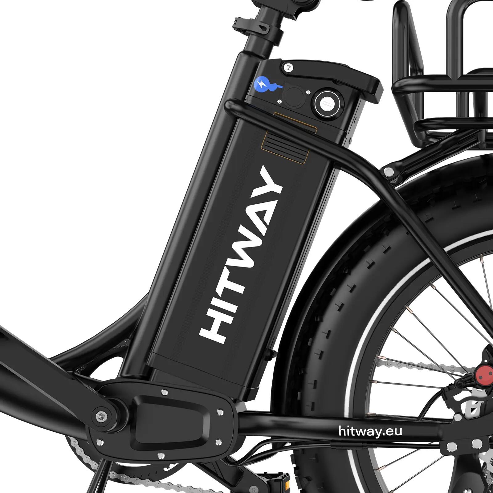 Bici elettrica cargo BK6S PLUS New Version, motore 250W, batteria 1296Wh 7/7