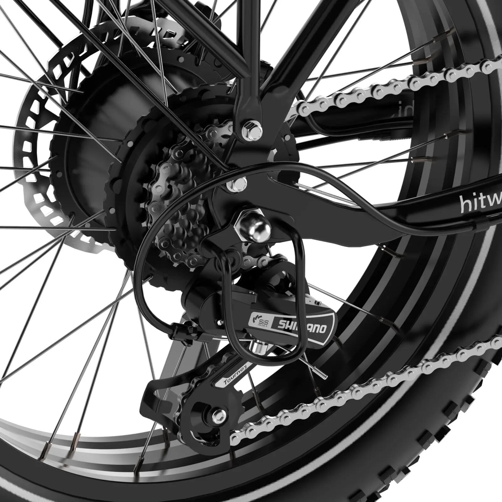 Bici elettrica cargo BK6S PLUS New Version, motore 250W, batteria 1296Wh 6/7