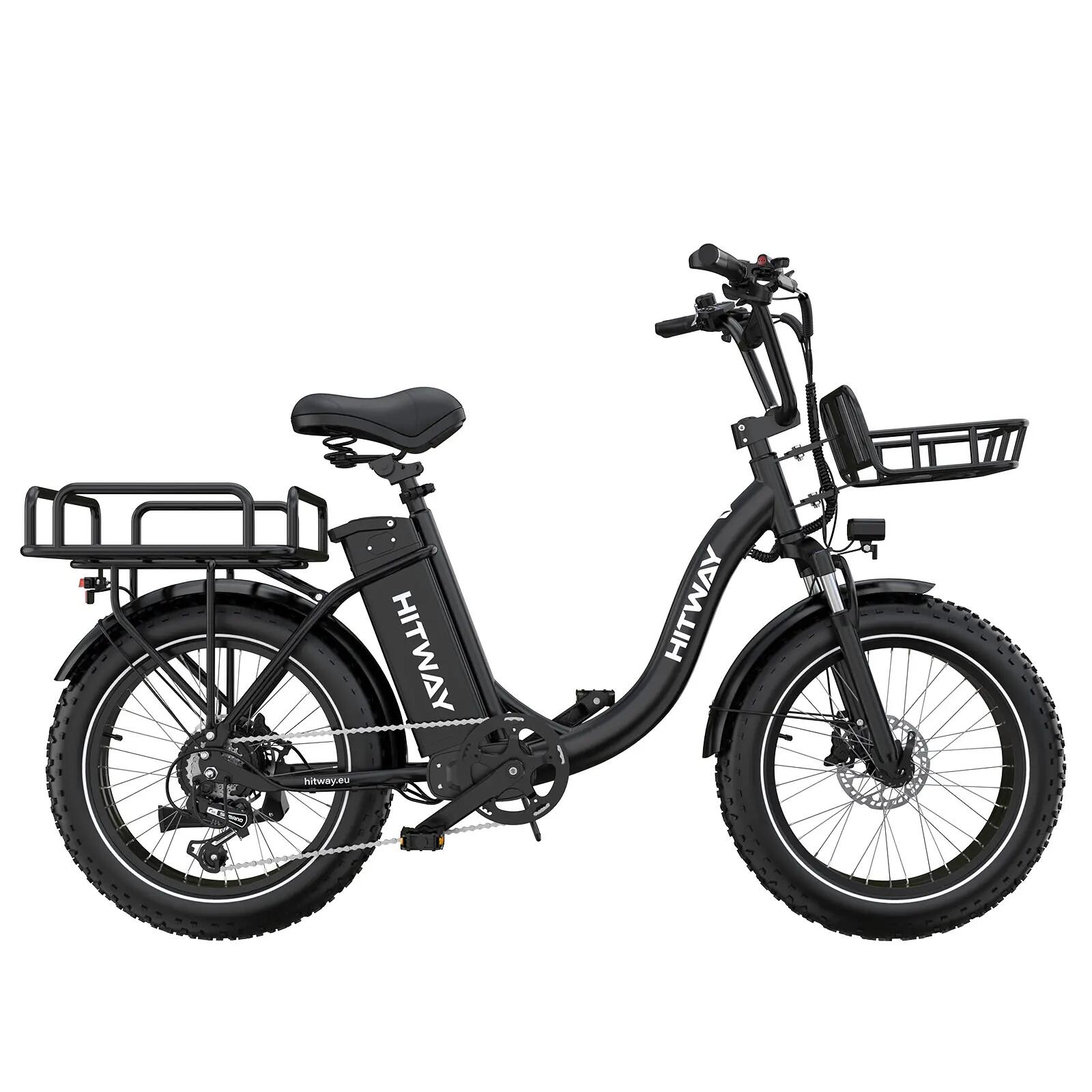 Bici elettrica cargo BK6S PLUS New Version, motore 250W, batteria 1296Wh 3/7