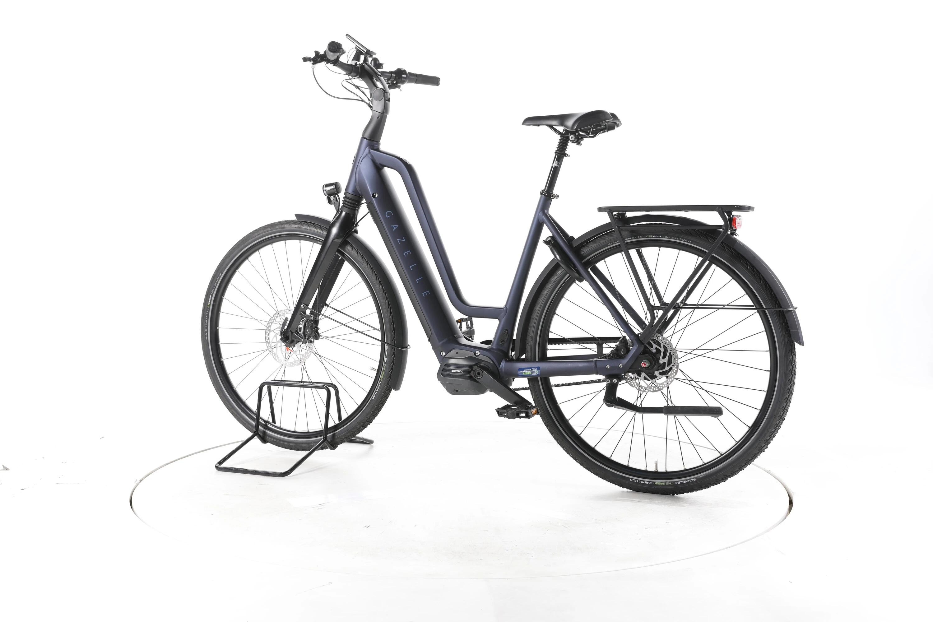Segunda vida - Gazelle Chamonix C5 HMS City E-Bike Degrau baixo  - Bom Estado 7/7