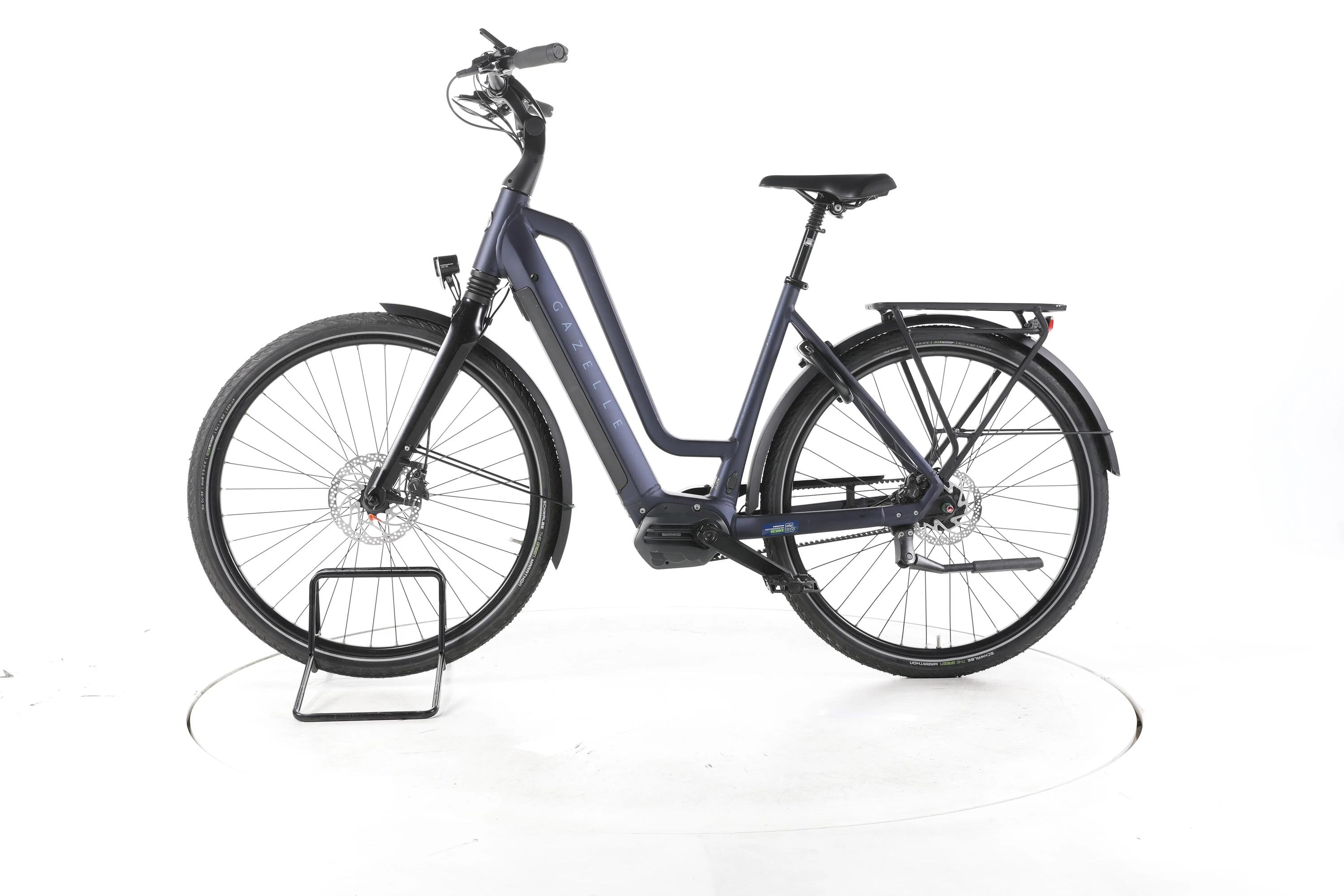 Segunda vida - Gazelle Chamonix C5 HMS City E-Bike Degrau baixo  - Bom Estado 6/7