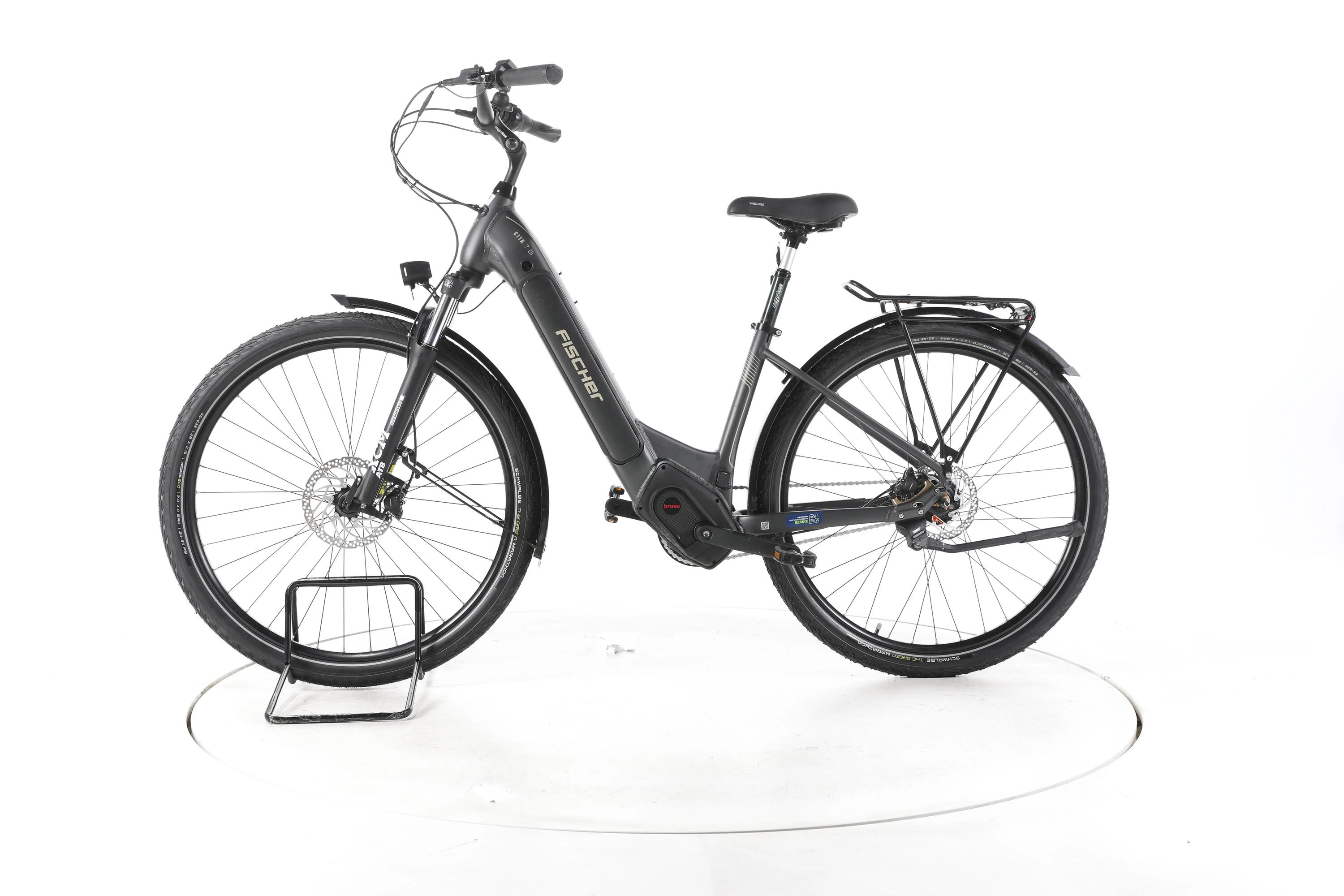 Tweedehands - Fischer Cita 7.0 City E-Bike Lage instap - Zeer goed 6/7