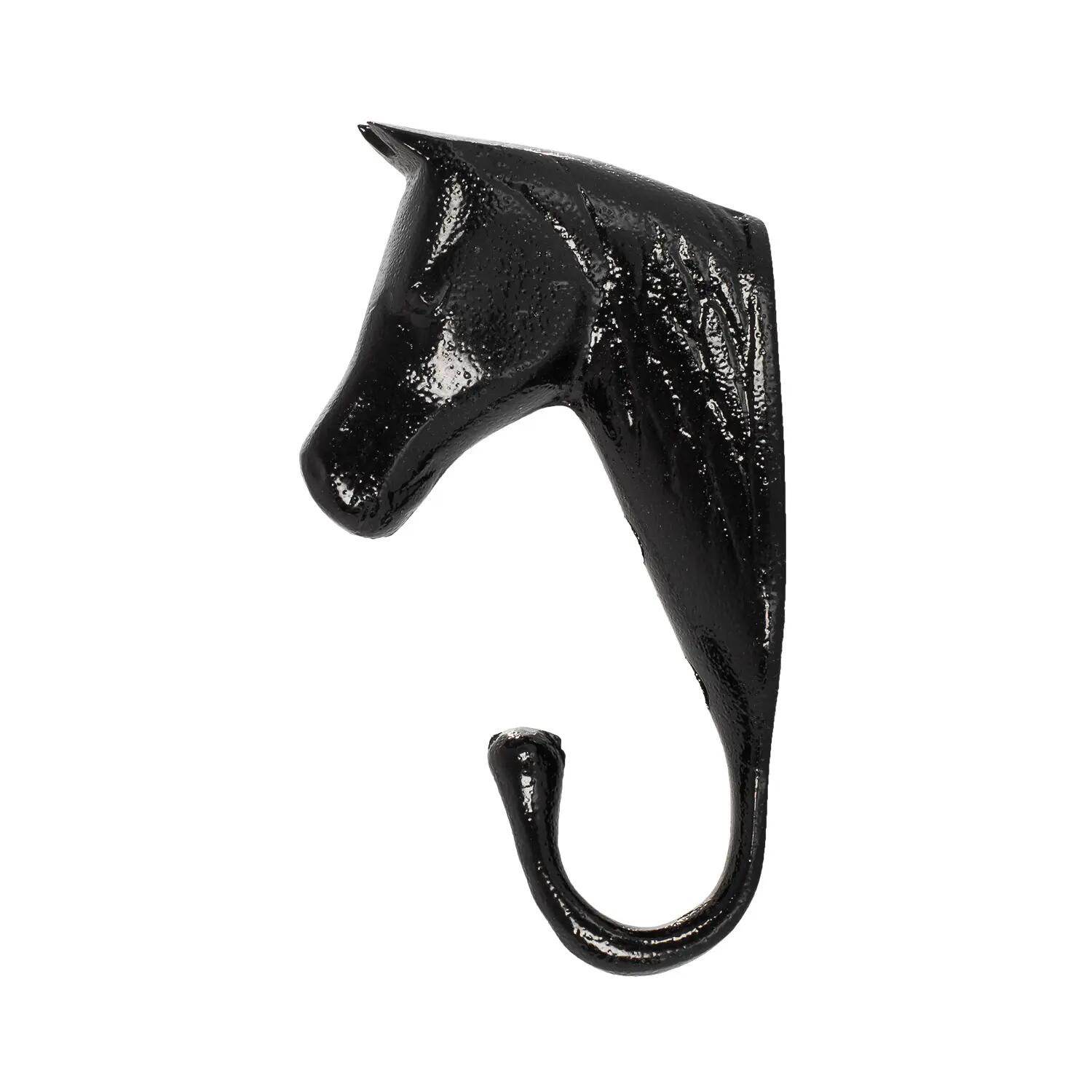 Appendibriglie testa cavallo alluminio colorato 2/4