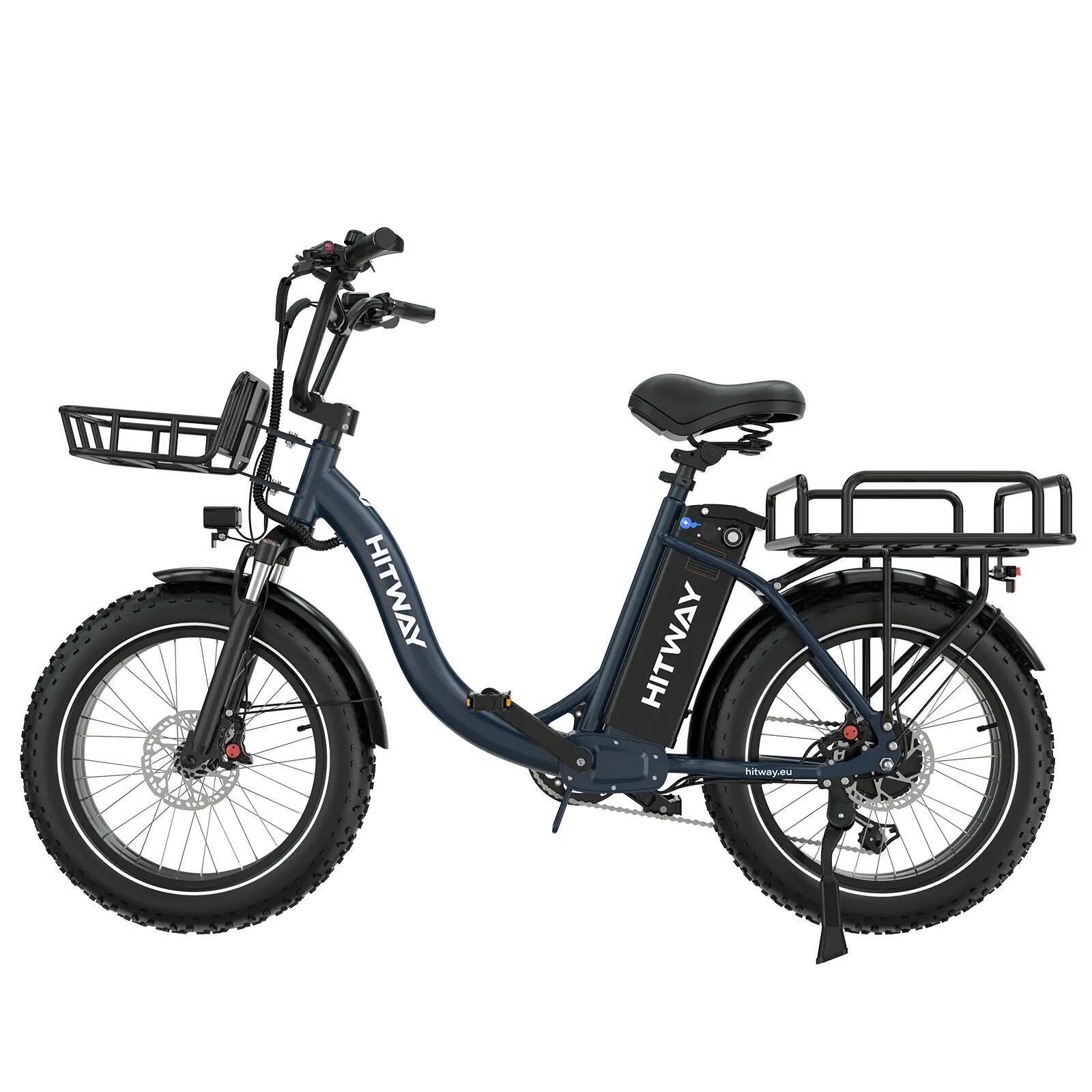 Bicicleta elétrica cargo BK6S PLUS New Version, motor 250W, bateria 1296Wh 4/7