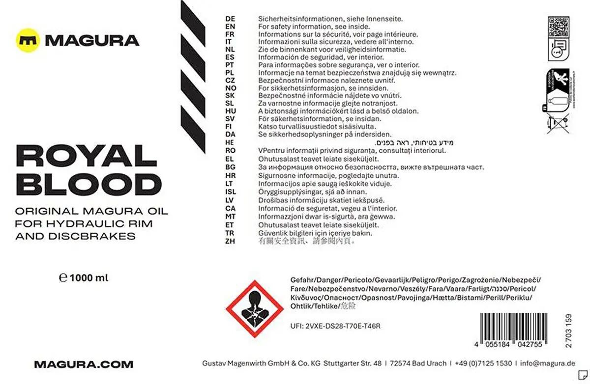 Olio minerale Magura Royal Blood 1 L 2/7