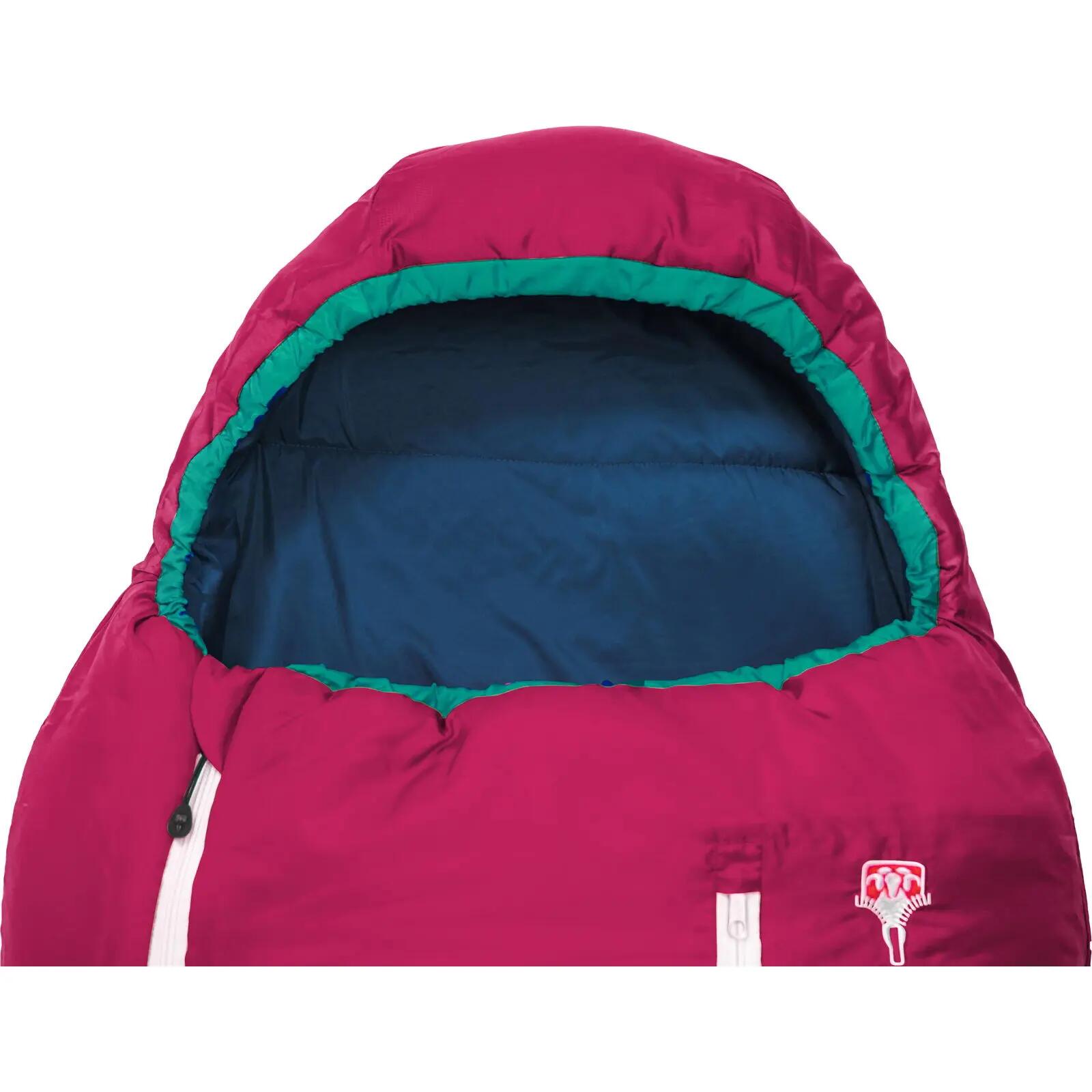 Wollschlafsack Wolle Kids World Traveller raspberry red 5/7