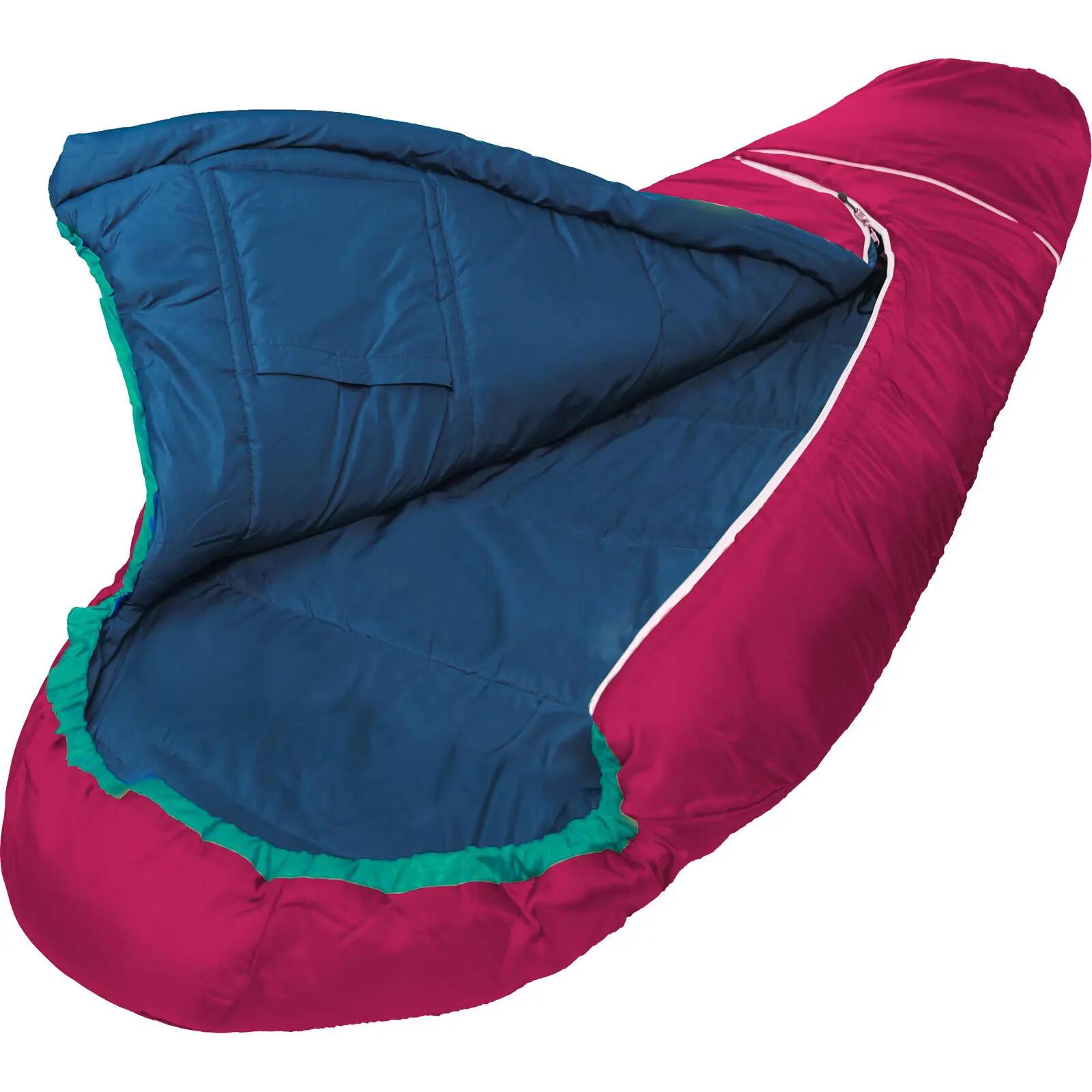 Wollschlafsack Wolle Kids World Traveller raspberry red 4/7