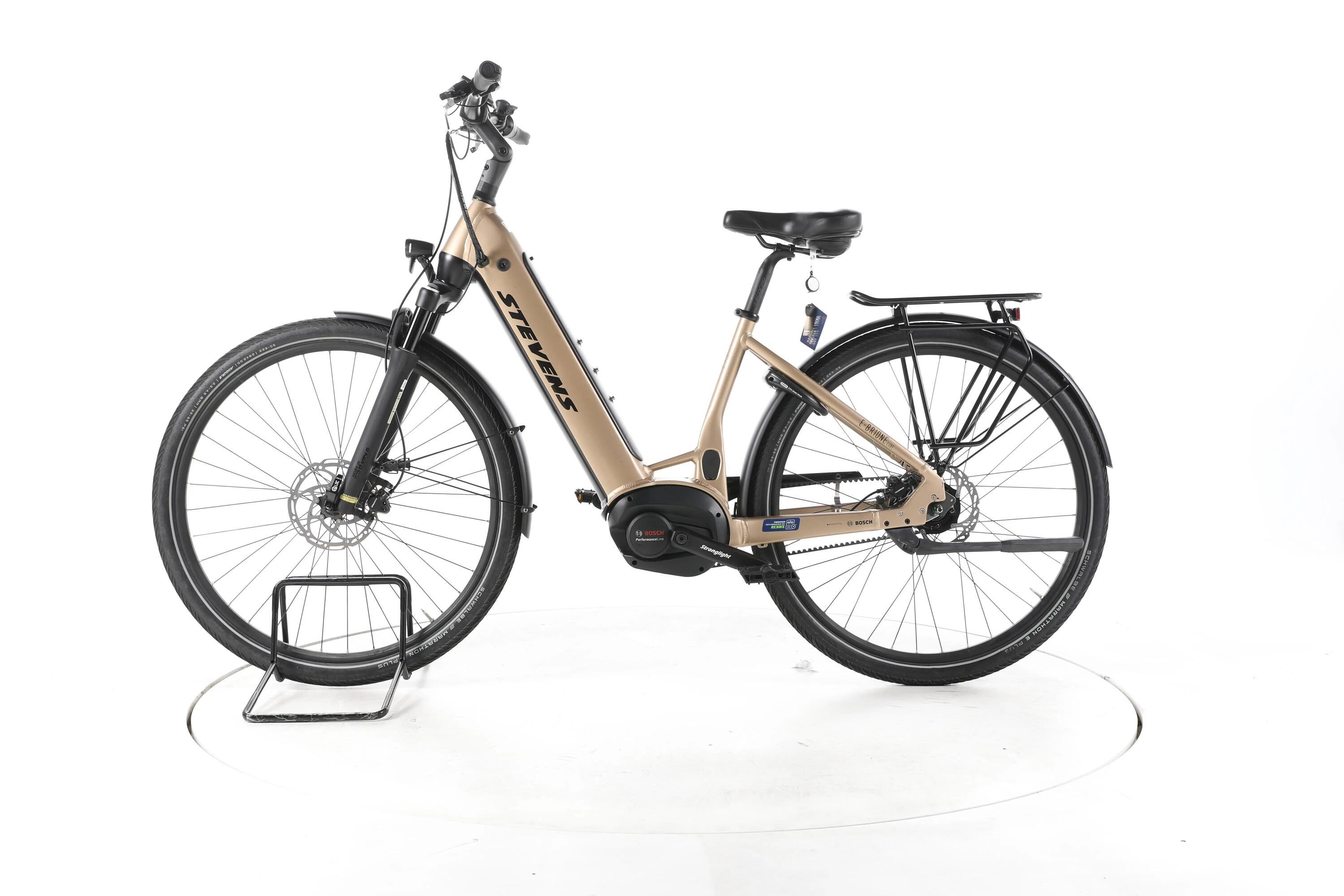 Tweedehands - Stevens E-Brione Luxe City E-Bike Lage instap - Zeer goed 6/7