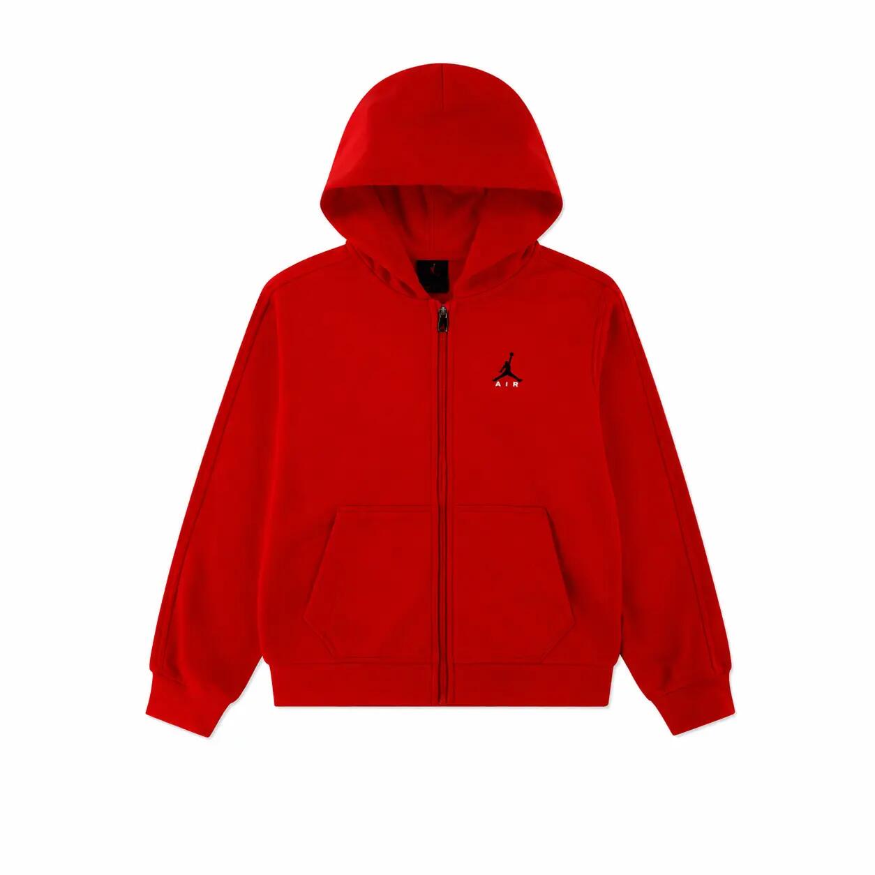 Felpa ragazzo jordan con zip mj brooklyn - rosso 1/1