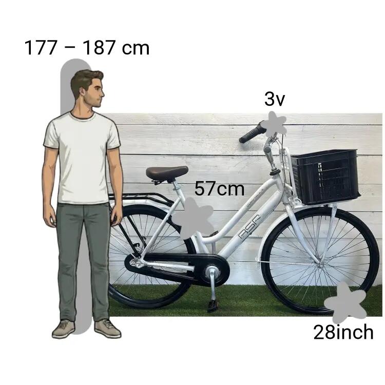 Bicicletta usata BSP Metropolis 2/4