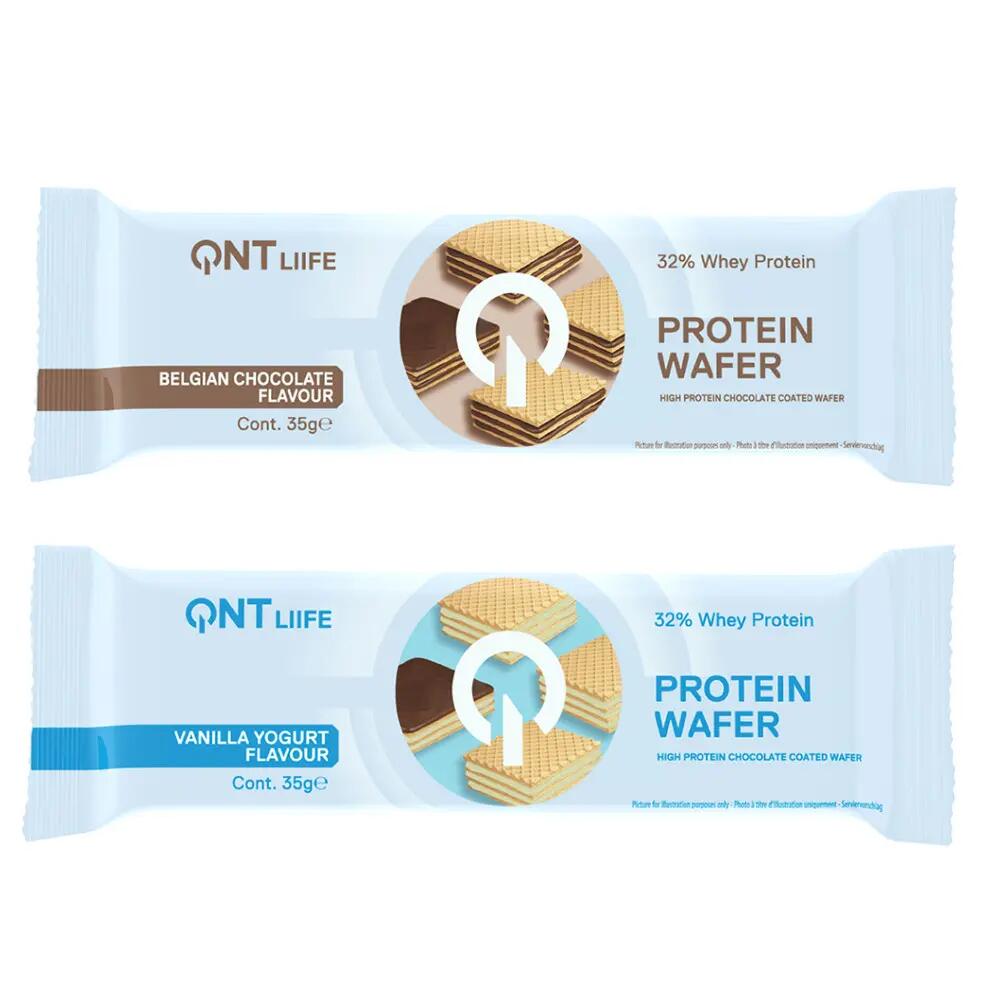 QNT Protein Wafer Bar Fehérjeszelet Joghurt-vanilla 35g 3/3