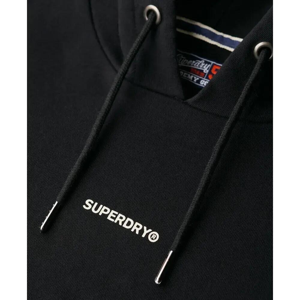 Felpa con Cappuccio Nera da Donna Superdry Plain Hood 6/6