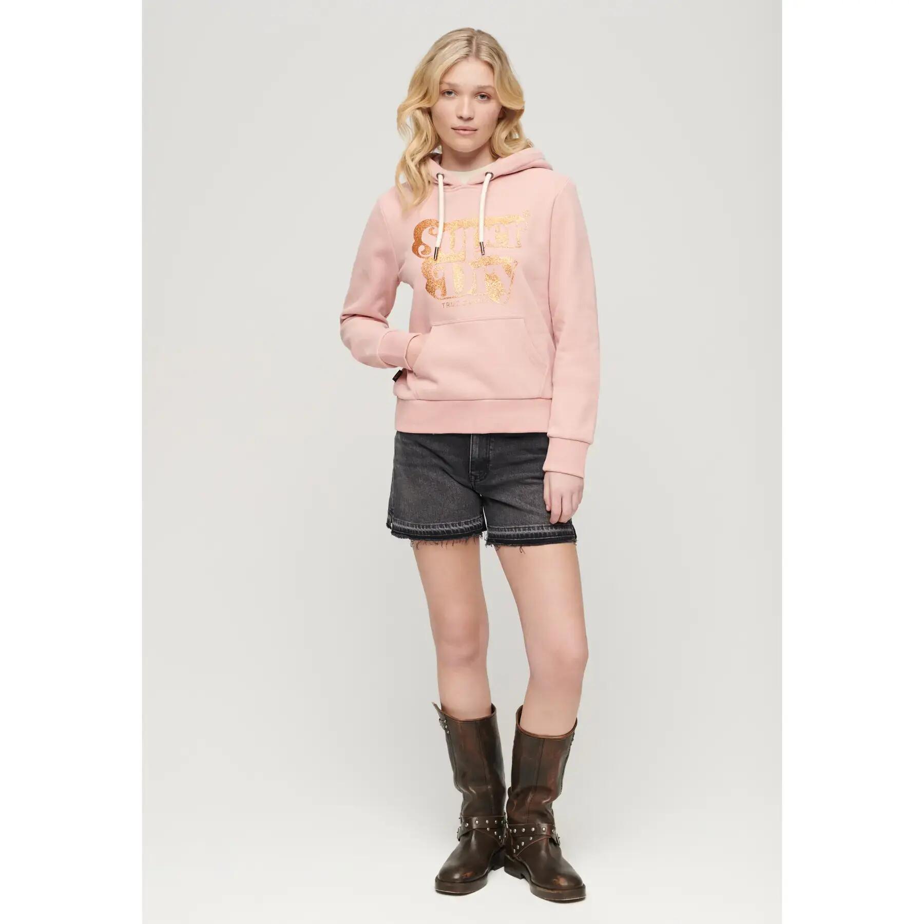 Camisola com capuz para mulher Superdry Retro 2/6