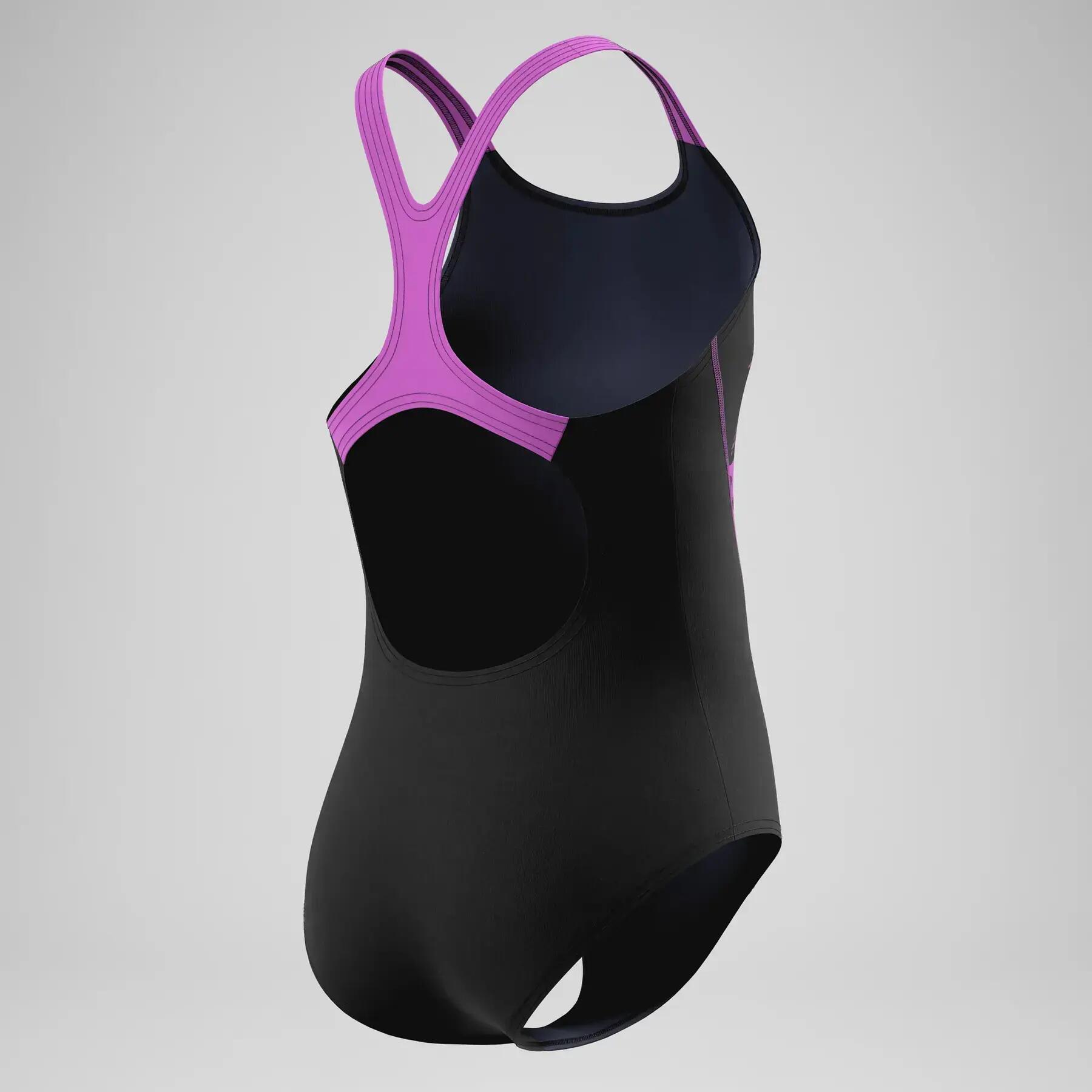 Maillot de bain 1 pièce à logo fille Speedo Medley 4/4