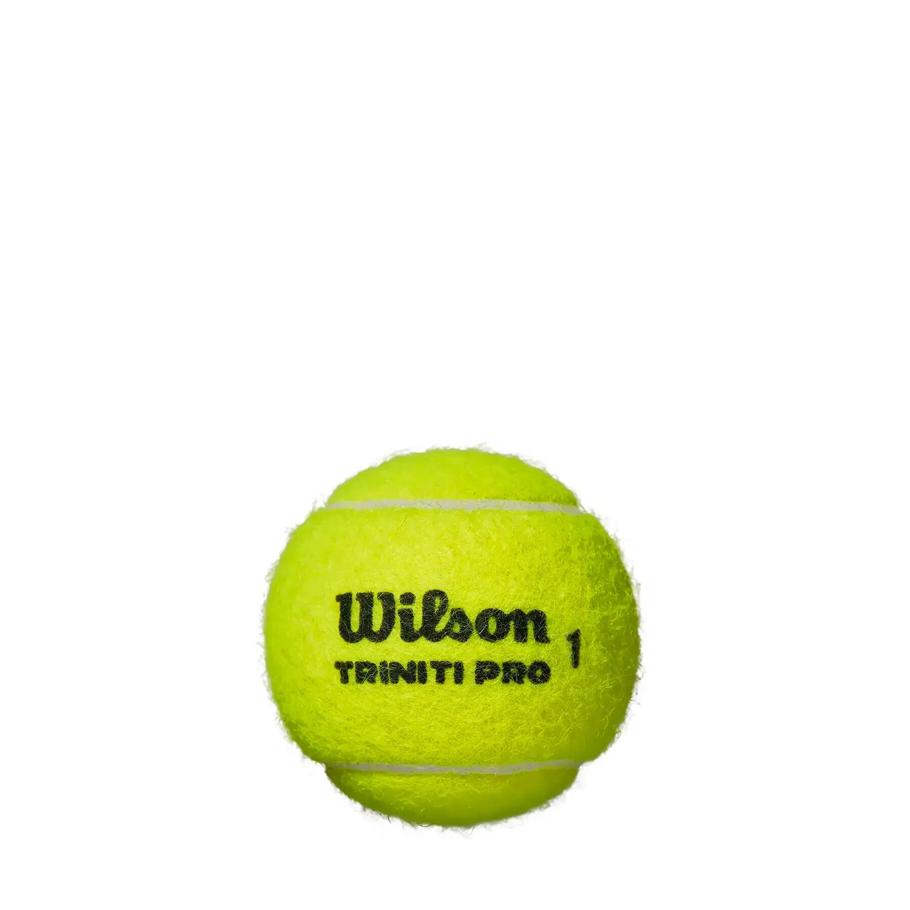 Tubo de 3 pelotas de tenis Wilson Triniti Pro 2/5