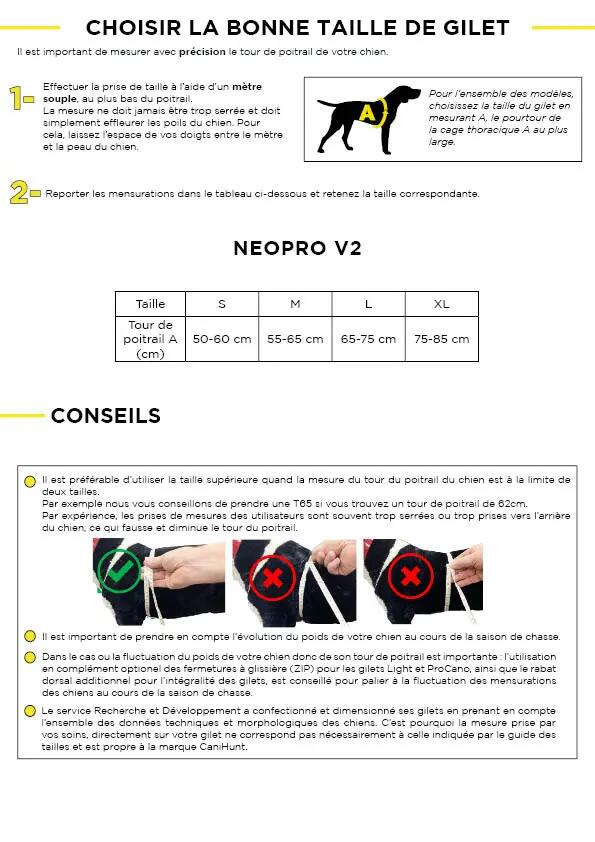 NEOPRO V2 CANIHUNT reddingsvest 5/7