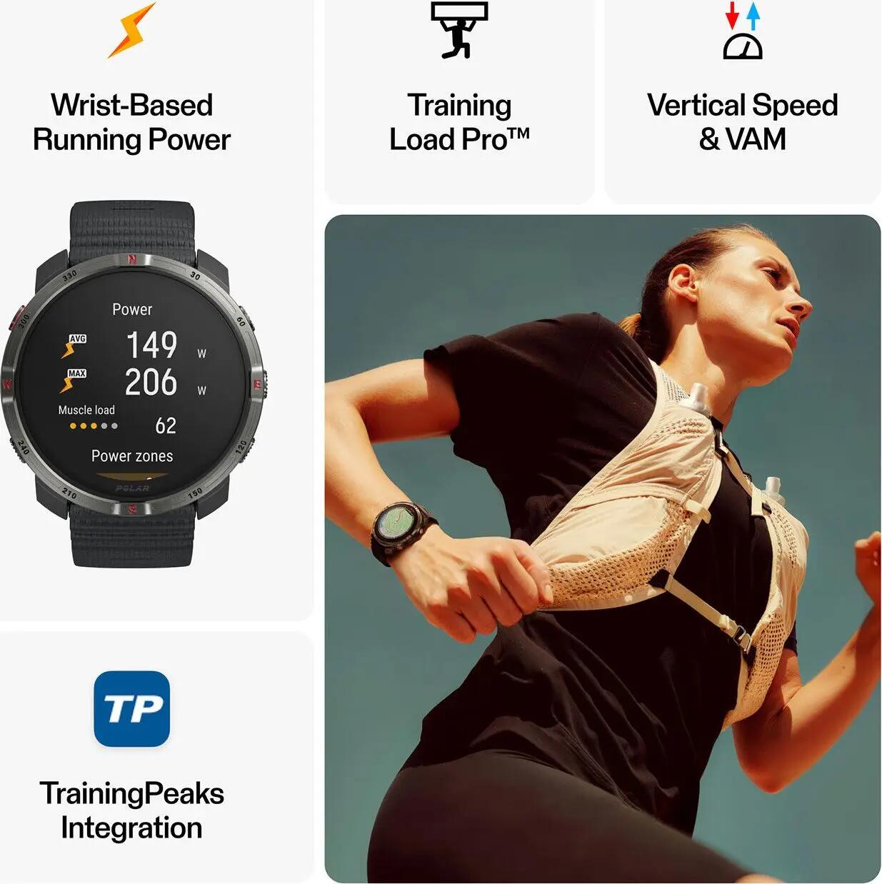Tweedehands - Polar Grit X2, Outdoor Horloge - Als nieuw 6/7