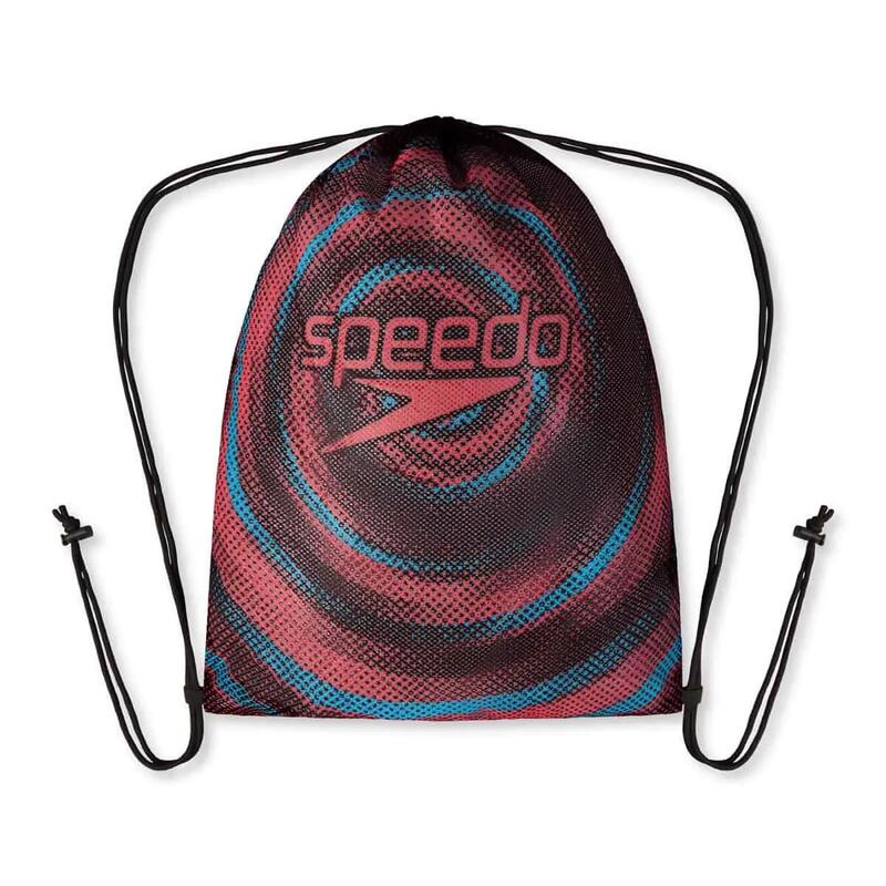 SPEEDO FİLE ÇANTA PRINTED MESH BAG RED/BLUE 8-1281317637