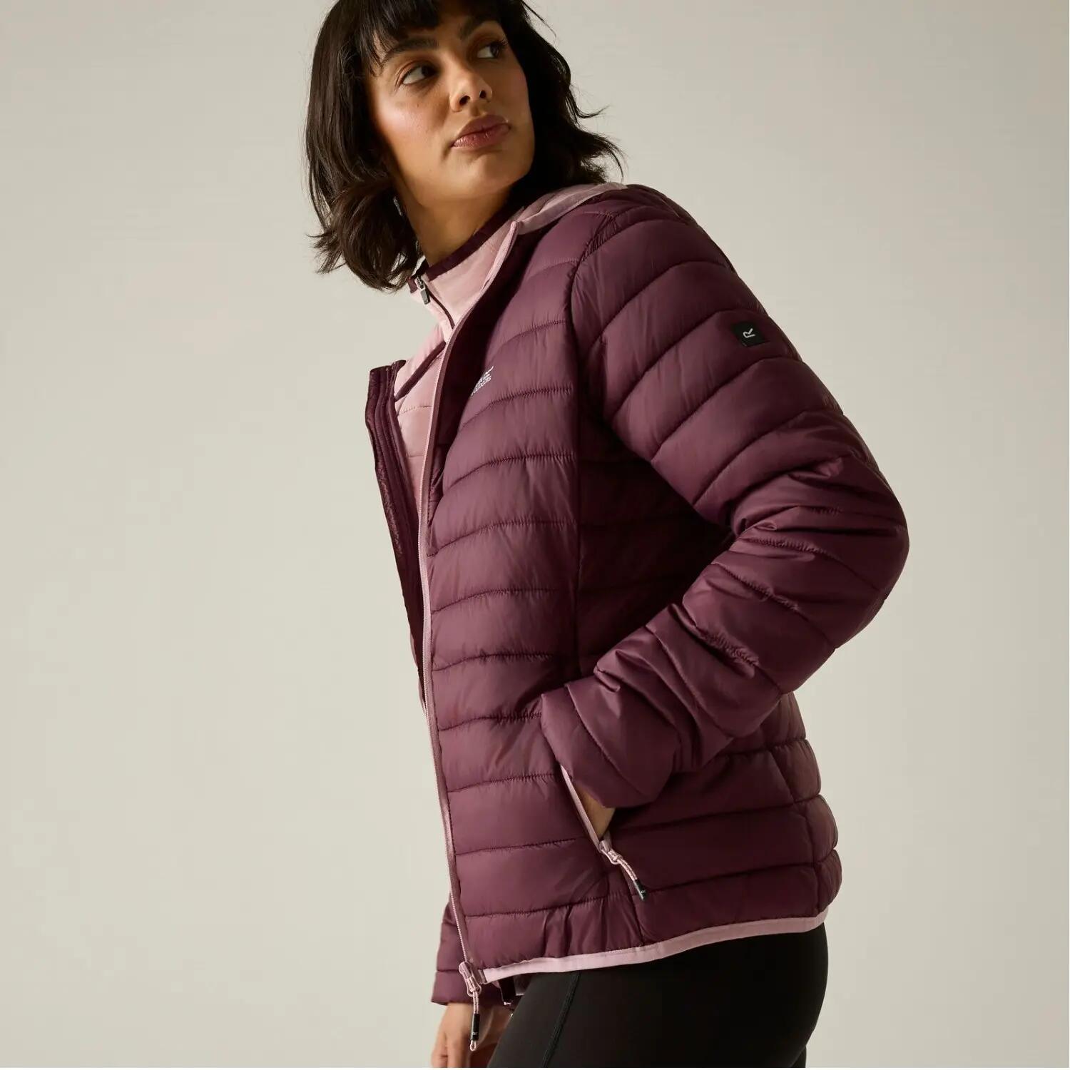 Regatta Marizion Steppjacke für Damen mit Kapuze 3/6