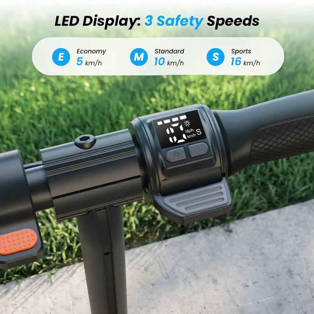 K4 Kids Electric Scooter 6" Solid Tire Smart LED Meter With Bluetooth 4/11