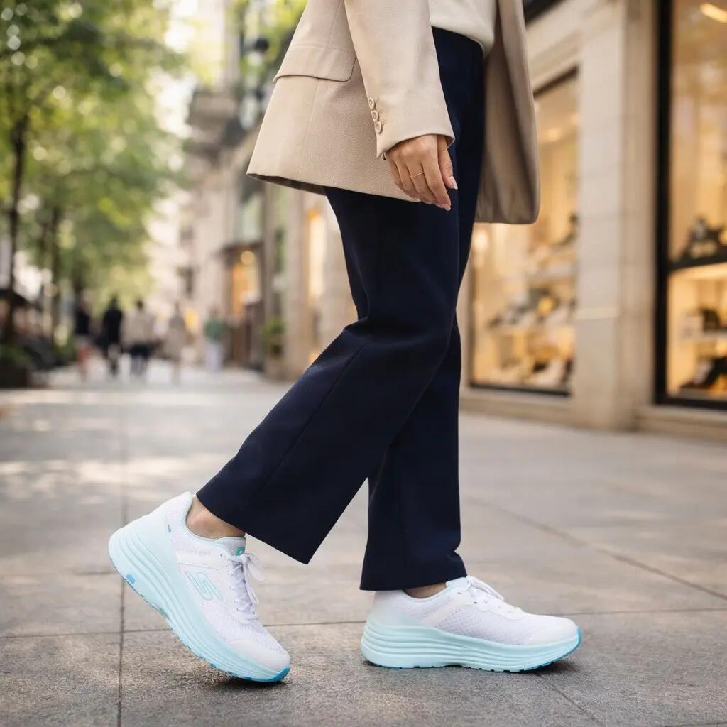 Sapatilhas para Mulheres Skechers Max cushioning Multicolor. 7/7