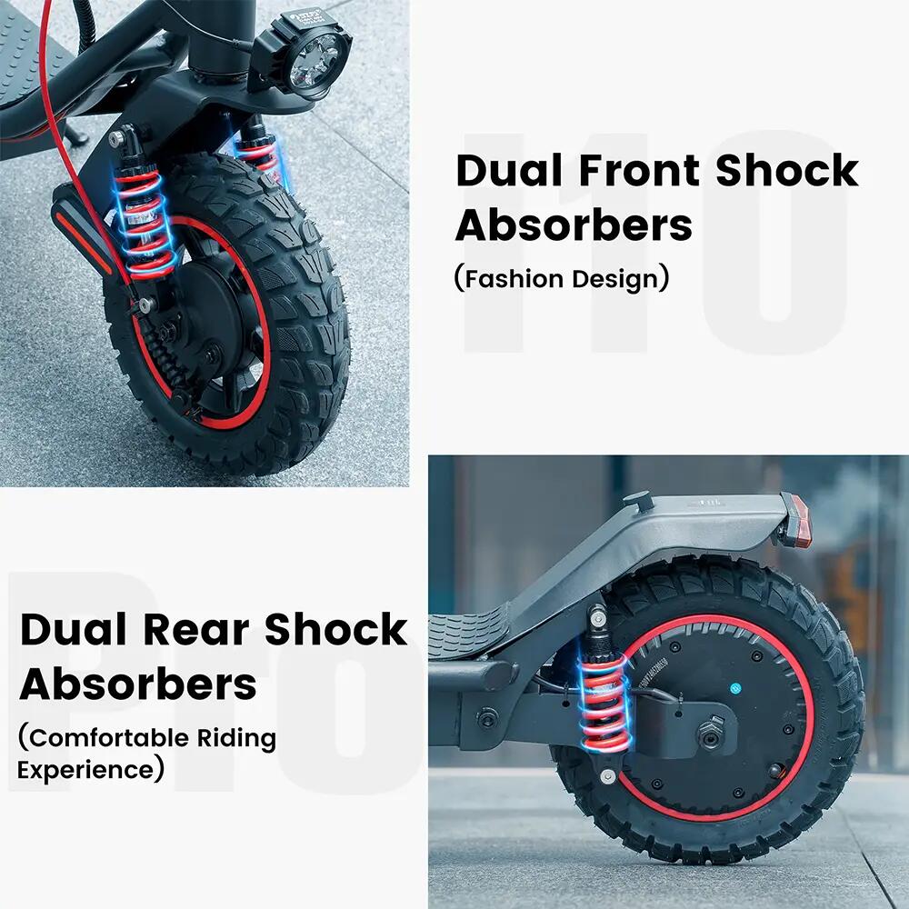 Opvouwbare E-Step i10Pro, 10" Off-Road Luchtbanden, 48V 15Ah Accu 9/10