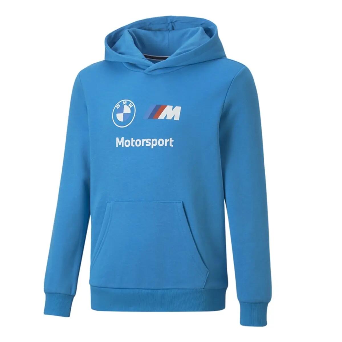 Felpa Con Cappuccio BMW Logo Bambini Puma Motorsport Blu 2/7
