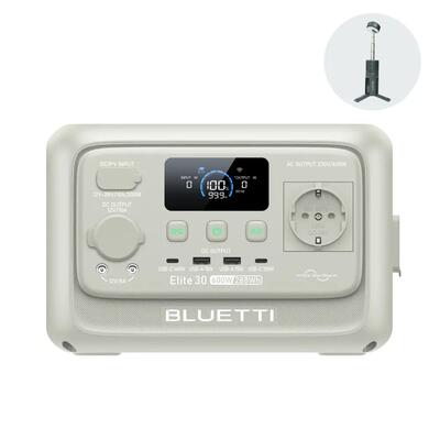 Elite 30 v2 bluetti draagbare powerstation 288wh generator voor camping,roadtrip