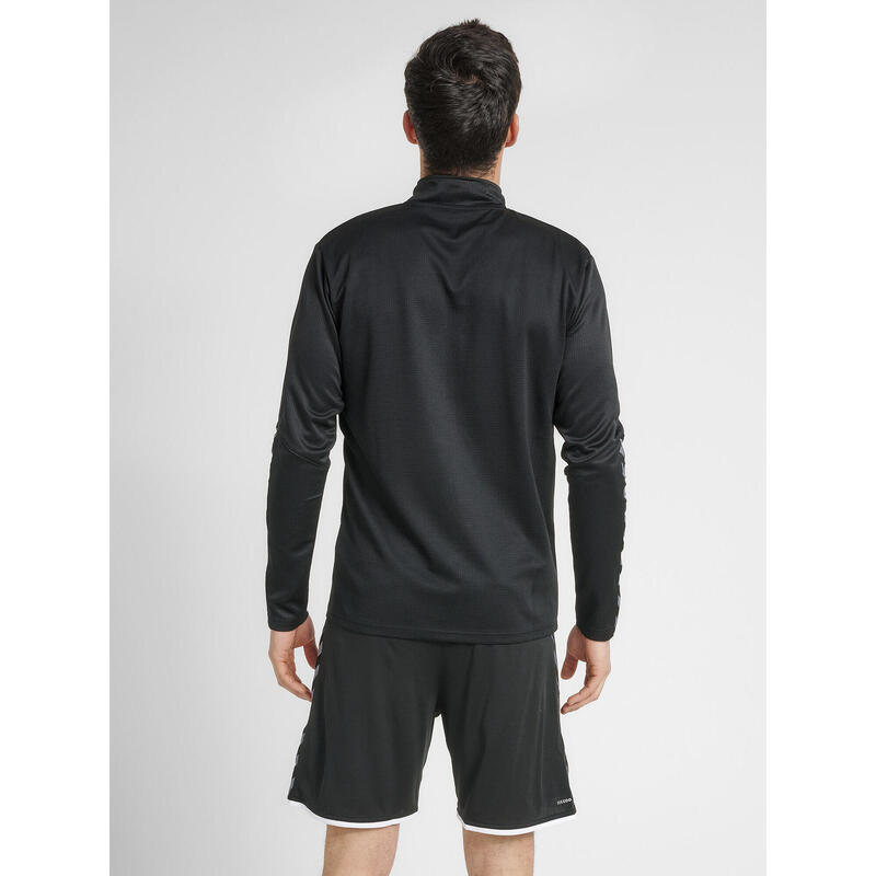 Demie-Fermeture Éclair Zip Sweat-Shirt Hmlauthentic Homme HUMMEL