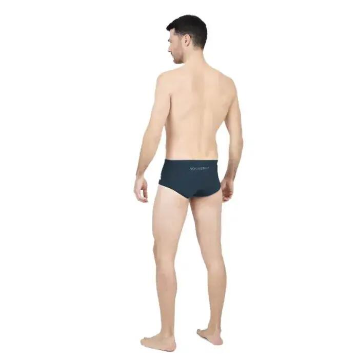 Cueca Aqua Sphere Masculina Essentials 14cm - Cinza Escuro/Coral - Tamanho 32 2/6