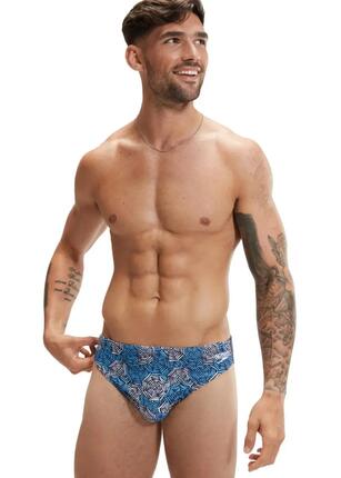 Speedo Escape 5 cm slip zwembroek heren - Blauw/Wit - UK 28