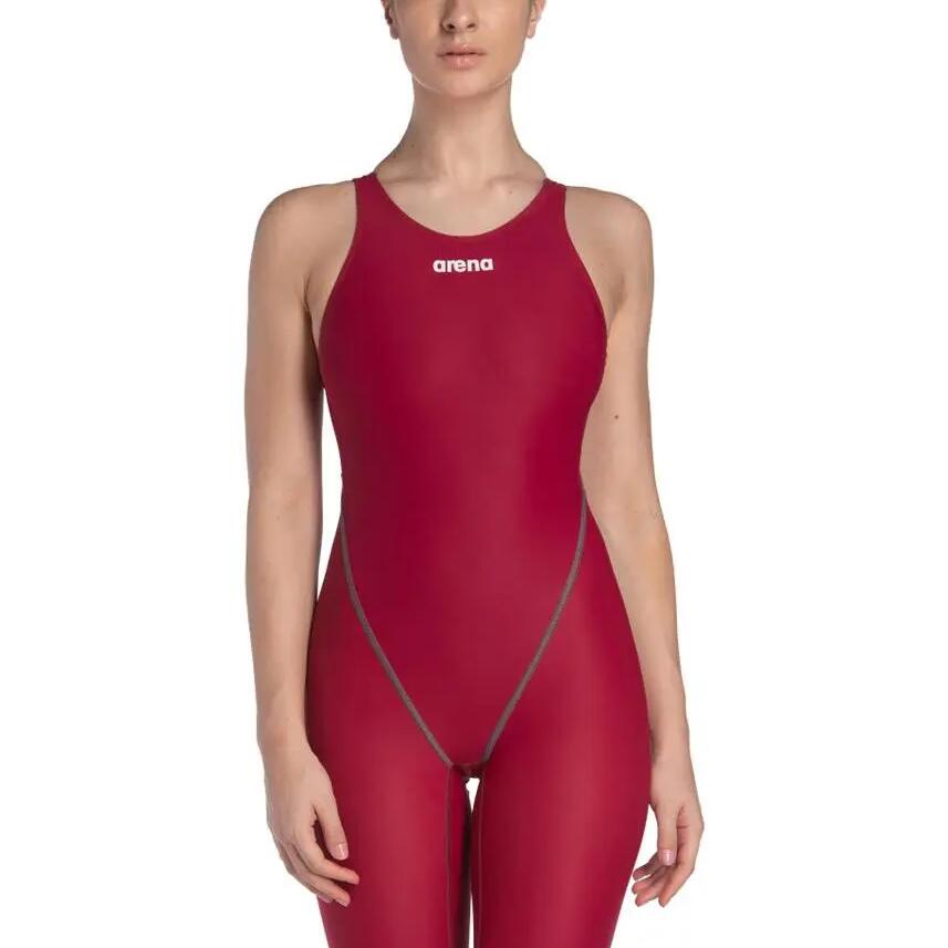 Arena Women Swimming Suit Deep Red Powerskin ST 2.0 Next Racing Onepiece Wetsuit