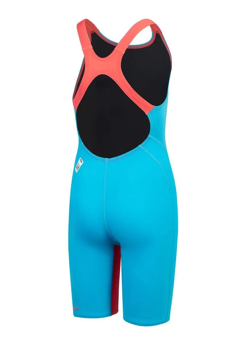 Speedo Fastskin Junior Endurance+ Max Openback Kneeskin Bleu/Rouge Taille 24 4/6