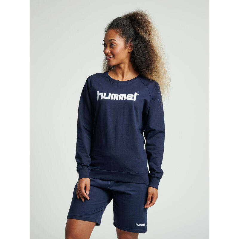 Sweatshirt femme Hummel Cotton Logo