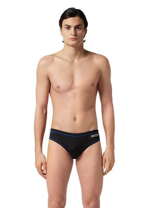 Slip de bain Akron Addison Evo bicolore Noir/Rouge Taille 28