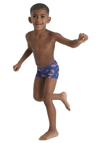 Aquashort Speedo garçon Digital Allover - Bleu/Orange 2A
