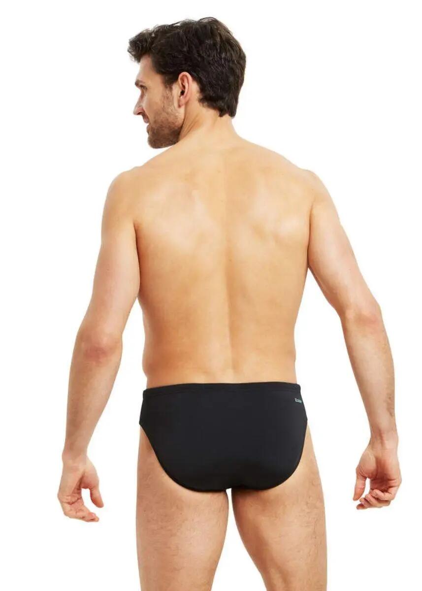 Zoggs Men's Cottesloe Racer Chlorine-Proof Swim Briefs, Black, UK 30 2/5